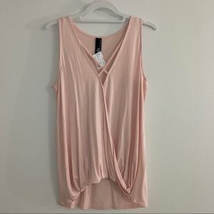 Bobi Cross Strap Draped Top